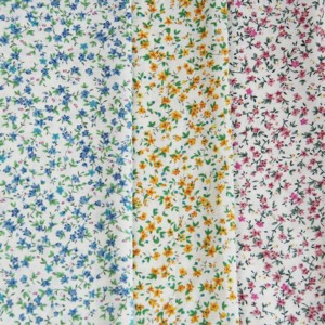 Tela Popelina Tejida Personalizada al por Mayor, Ecológica, Transpirable, Lisa, de Peso Medio, con Estampado Floral, para <span class=keywords><strong>Prendas</strong></span> de Mujer y Niña - Product Image 6