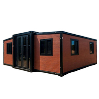 Casa Contenedor Expandible de 20 pies/40 pies, Villa Modular Prefabricada y Dormitorio con Diseño Moderno y Fácil Instalación