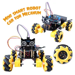 L293D двигатель-водитель робот 360 градусов вращение Mecanum колесо автомобильный комплект для Arduino программируемый IDE умный робот/Роботизированный автомобиль комплекты