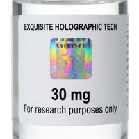 Étiquettes de flacons de peptides imperméables 10 ml, autocollant holographique personnalisé avec logo pour flacons en verre pharmaceutiques