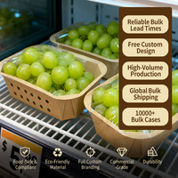 SenAng Ecologisch Verantwoorde Papieren Fruitdoos Achtkantige Ventilerende Verpakkingsdoos voor Bessen, Cherry Tomaten met Ventilatiegaten Groothandel