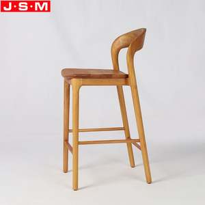 Tabouret de <span class=keywords><strong>bar</strong></span> en bois à dossier haut extérieur de nouveau <span class=keywords><strong>style</strong></span> avec teck sud-américain - Product Image 3