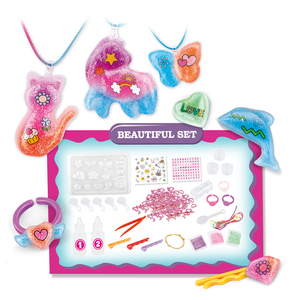 Fai da te fai finta di giocare giocattoli per bambine gel per gioielli in gelatina studio creativo stampo per fusione principessa trucco cosmetico giocattoli <span class=keywords><strong>set</strong></span> di bellezza - Product Image 4