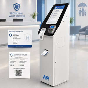 Kiosco Industrial de Pie MASUNG VS215-06 para Seguros de <span class=keywords><strong>Salud</strong></span> y <span class=keywords><strong>Vida</strong></span>, Compatible con Tarjetas de 0.4-2.1mm, RFID/NFC e Impresión de Recibos - Product Image 1