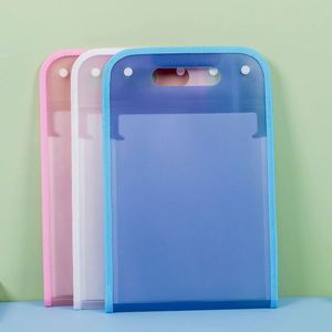 Wholesale Simple Portable A4 <b>Document</b> Organizer Bag Waterproof Expandable File <b>Folder</b> for Students PP Material - Product Image 3