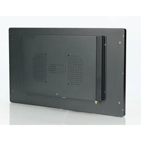 Nuevo Monitor LED/LCD Industrial de Alta Luminosidad de 21.5/27 Pulgadas con Pantalla Táctil Capacitiva IPS, 1920x1080, USB, VGA, RS232, Serial, Metálico, DC