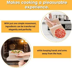 Transferencias desmontables Pizza Pie Antiadherente Deslizante <span class=keywords><strong>Magic</strong></span> Premium Pizza Peel Slider Pizza Paddle Slider Board con mango para hornear - Product Image 2