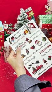 Nuovi adesivi temporanei per tatuaggi natalizi fai da te decalcomanie per il trasferimento dell'acqua di natale <span class=keywords><strong>albero</strong></span> e campane - Product Image 6