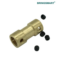 Accouplement BringSmart N20 accouplement à engrenage à contre-alésage à 180 degrés 4 vis pour fixer le mini accouplement d'arbre flexible de moteur à engrenages à courant continu N20