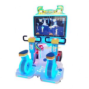 เครื่องเกมอาร์เคดจักรยานแข่งแบบอินเทอร์แอคทีฟธีมกีฬาสำหรับเด็ก รุ่น Little Knight รองรับผู้เล่น 1-2 คน ใช้ไฟ 110V/220V - Product Image 3