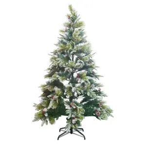 luxury large giant Ice crystal canada outdoor grow and stow prices flocked snow christmas tree