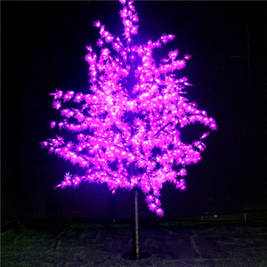 Árbol de Arce Artificial con Luces LED de Altura Personalizada, Tronco Realista, IP65, para Proyectos de Decoración de Paisajes Exteriores - Product Image 1