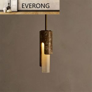 Lustre suspendu en pierre naturelle LED de style nordique de luxe pour hôtel, restaurant, salon et salle <span class=keywords><strong>à</strong></span> manger - Product Image 1