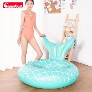 Samebust Mermaid Floating Lounger Chair <b>Inflatable</b> Pool <b>Float</b> For Adults And Teens Outdoor Water Fun - Product Image 1