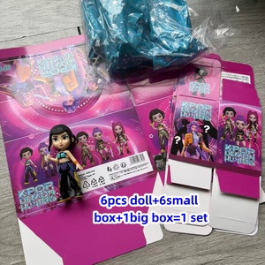 Set di 6 Figurine K-POP Demon Hunters da 10cm/4 Pollici, Giocattoli <span class=keywords><strong>Anime</strong></span> in Scatola Misteriosa - Product Image 5