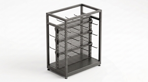 Estante Metálico de Exhibición para Supermercados y Tiendas Minoristas, GF1 OEM, de Acero Laminado en Frío, Requiere Ensamblaje, Varios Modelos - Product Image 6
