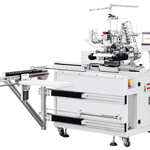 In Stock TS-846 Industrial <b>Automatic</b> Overlock High Efficiency Elastic Rib Knit Band Waistband Bottom Hemming <b>Sewing</b> <b>Machine</b> - Product Image 1