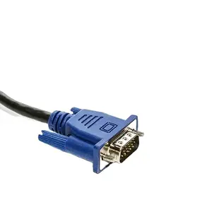 HD15 Male to Male VGA Monitor Adapter Cable 3 Feet Outer Diameter 6.0mm USB Type for TV Computer Projector Camera Use