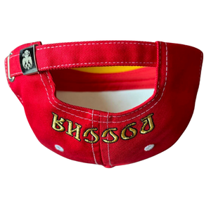 Gorra de Béisbol Personalizada con Emblema de Rusia, Visera Curva Clásica, Cinta Impresa en la Visera, Parche Metálico con Imagen, Gorra Unisex de Recuerdo - Product Image 3