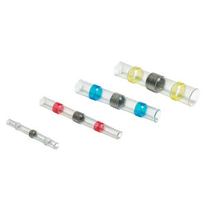 Bornes à sertir isolées avec gaine thermorétractable, style européen, boîte de 300 pièces, application électrique, matériau PC - Product Image 1