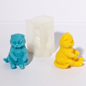 Molde de Silicona para Velas con Forma de Gato - Kit para Hacer Velas 3D Realistas de Gatitos, Regalo para Amantes de los Animales - Product Image 3