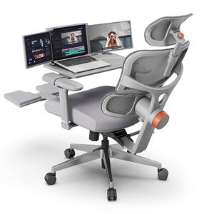 Chaise de bureau ergonomique de qualité supérieure, inclinable, en maille, pivotante, pour le travail, le gaming et les tâches de direction - Product Image 2