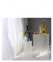 Supports de buffet en acrylique blanc sur mesure LEXI 2025, cubes transparents, table moderne, décorations de mariage, présentoir alimentaire