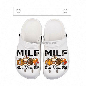 Sepatu Taman Custom Six Seven Print Platform Anti Air Model Clogs Mules Kartun 67 Clogs Sepatu Taman Wanita untuk Luar Ruangan - Product Image 2