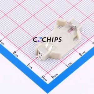 BS-06-B2CK005 Button & Strip Battery Connector SMD Connector Battery Holder CR2032 Phosphor Bronze Tin - Product Image 1