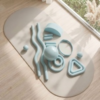 Ensemble d'accessoires de Pilates professionnels Queenlife : Rouleau de massage, balle, anneau et bloc en silicone couleur personnalisée pour studio de Pilates