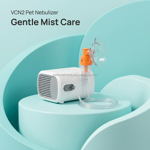 Nébuliseur vétérinaire professionnel pour animaux de compagnie avec brume réglable pour la thérapie de la toux et de la pneumonie chez le chat et le chien, facile à utiliser - Product Image 3