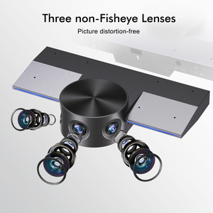 Camera video toàn cảnh 180 ° loa hội nghị nhập vai cận cảnh 1080P Webcam huddle phòng văn phòng tại nhà cắm chơi khe cắm micro SD - Product Image 3