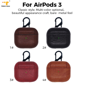 Funda protectora de cuero para auriculares <span class=keywords><strong>Airpods</strong></span> 3, a prueba de golpes, <span class=keywords><strong>precio</strong></span> <span class=keywords><strong>barato</strong></span> - Product Image 4