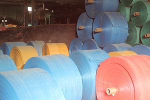 Jiayi JY-0298 cường độ cao màu xanh lá cây 25kg/50kg PP + PE dệt nông nghiệp bao cho Ngô Sơn Đông tái chế nhiệt con dấu màn hình in - Product Image 3