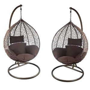 Silla Colgante de Mimbre y Ratán para Jardín, Balcón o Terraza, Estilo Moderno, para Exteriores - Product Image 1
