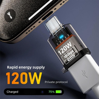 Adaptor OTG USB 3.2 Tipe-C Male ke USB A Female, Transfer Data 10Gbps, Pengisi Daya Cepat 120W untuk Ponsel Laptop
