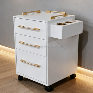 Carrito de Peluquería, Mueble de Salón Multifuncional, Estante de Almacenamiento Móvil, Gabinete de Gran Capacidad para <span class=keywords><strong>Peluqueros</strong></span> - Product Image 5