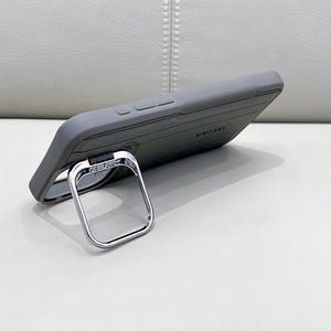 2025 support de support d'appareil photo personnalisé en cuir végétalien Tpu étuis de téléphone portable esthétiques pour Iphone16 15 14 13 - Product Image 2