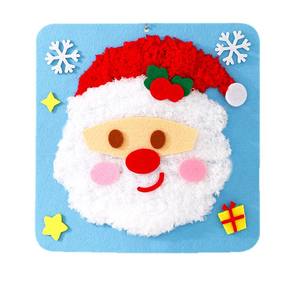 Kit <span class=keywords><strong>de</strong></span> matériel <span class=keywords><strong>de</strong></span> <span class=keywords><strong>maternelle</strong></span> fait à la main amusant et créatif décorations <span class=keywords><strong>de</strong></span> Noël transfrontalières pour enfants cadeau <span class=keywords><strong>de</strong></span> couture en tissu non tissé - Product Image 5