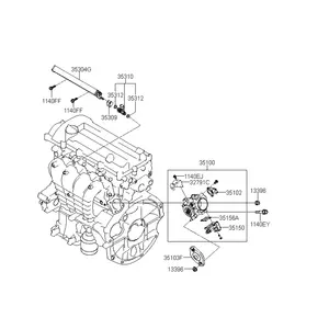 35310-2B000DEFUS Fast Dilivery Fuel Injector Nozzle 35310-2B000 Fit For Hyundai i20 i30 Kia Cee'D 1.4L 1.6L 2007-2018 long life