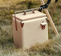 Glacière portable moderne et étanche pour l'extérieur, en PP, capacité 13L, maintien de la glace pendant 48h, option logo personnalisé, pour la pêche