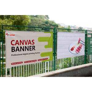 Bannière publicitaire en vinyle imprimée en couleur, durable, en PVC, pour la publicité et l'affichage lors des salons professionnels - Product Image 1