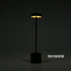 2026 Bureau-accessoire Slaapkamer Nachtkastje Studie Eetkamer Oplaadbare Draagbare Op batterijen werkende Led Touch Draadloze Tafellampen Luxe - Product Image 3