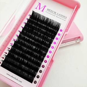 Plateau d'extensions de cils classiques en <span class=keywords><strong>soie</strong></span> de cachemire, fait main, facile à poser, pour volume mixte, sous marque privée, fournitures pour extensions de cils - Product Image 6