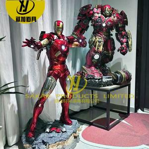 Figura de Acción de Alta Calidad de Iron Man, Escultura de Personaje de Dibujos Animados, Decoración de Resina, Modelo Gk, Colección <span class=keywords><strong>Marvel</strong></span> - Product Image 6