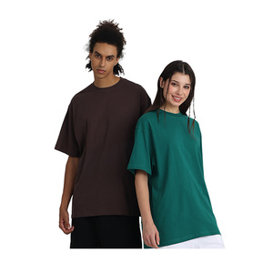T-shirt en pur coton à manches courtes, tendance estivale, coupe ample, couleur unie, possibilité d'ajouter votre propre logo, impression sérigraphique - Product Image 6
