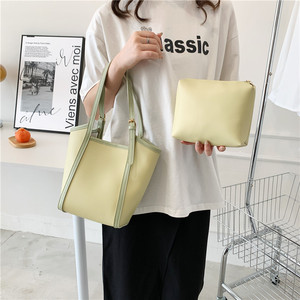 Bolsos de Gran Capacidad para Mujer, Primavera y Verano, Nueva Moda Popular, Bolso de Hombro Casual para Chicas, Bolso Tote para Estudiantes 2 en 1 Tanjing - Product Image 3