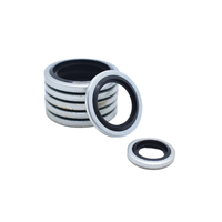FM GBR Imperial Carbon Steel Combination Washer with Automatic Centering for G1/8 G1/4 G3/8 G1/2 G3/4 Screw Sizes