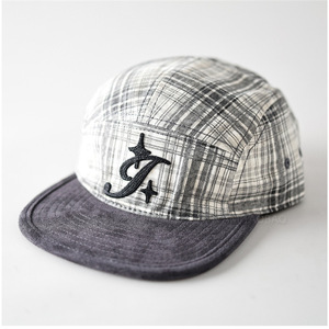Casquette de <span class=keywords><strong>camping</strong></span> en coton à 7 panneaux avec broderie personnalisée de dessin animé, visière en daim, fermeture snapback plate, respirante, imperméable, unisexe, style vintage streetwear - Product Image 3
