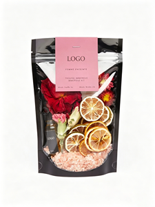 Sel de bain exfoliant pour le corps, sel de cristal de l'Himalaya, nettoyage en profondeur, sel de la mer Morte, impression de logo personnalisée en gros - Product Image 2
